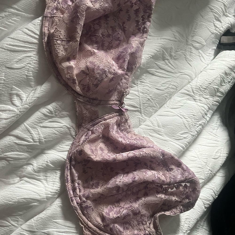 Victoria’s Secret purple lace bra